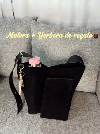 Matera Carrie Negra + Yerbera De Regalo