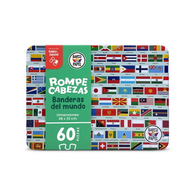 ROMPECABEZAS BANDERAS DEL MUNDO