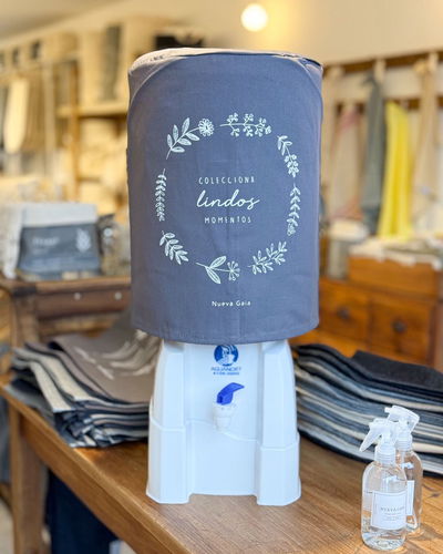 Funda para bidón 20 lts (colecciona lindos momentos - gris)