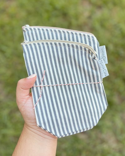 Set yerbero + azucarera (rayado)