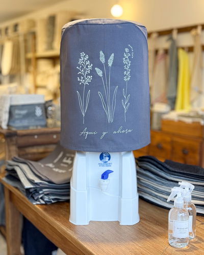 Funda para bidón 20 lts (aquí y ahora - gris)