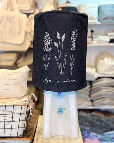 Funda para bidón 20 lts (aqui y ahora - azul jean)