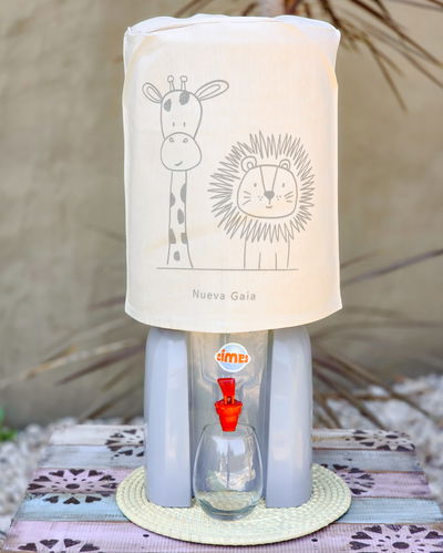 Funda para bidón 20 lts (animalitos - natural)