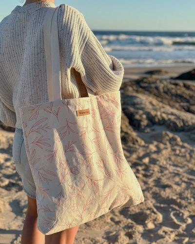 Bolso playero (flores)