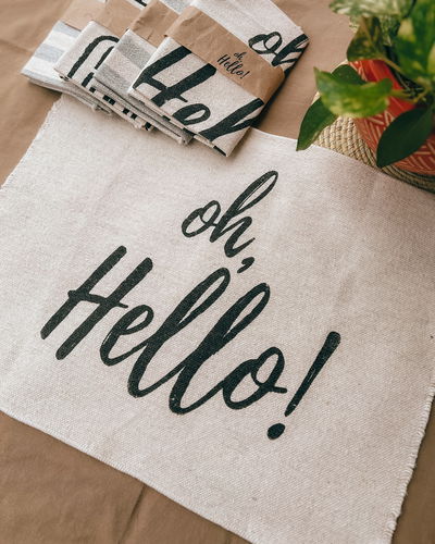 Paño de piso (oh hello - natural)