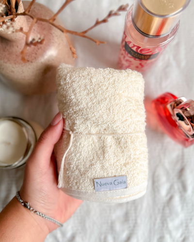 Turbante de ducha (natural)