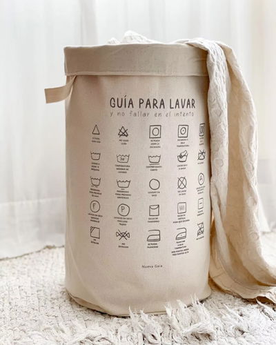 Organizador extragrande (guía para lavar - natural)