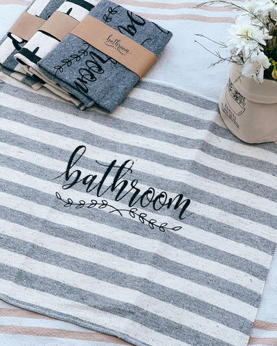 Paño de piso (bathroom - rayado)