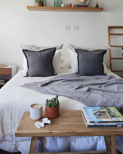 Set de Almohadones - Gris topo