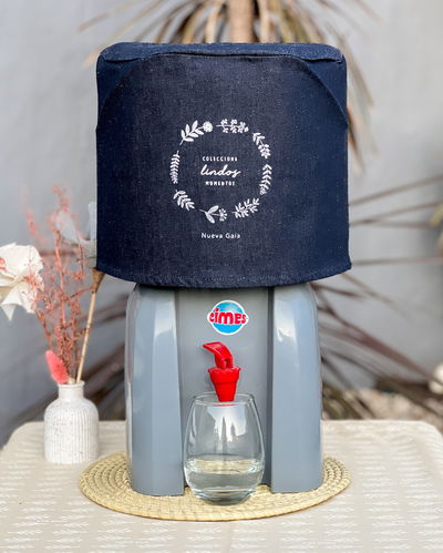 Funda para bidón 12 lts (colecciona lindos momentos - azul jean)