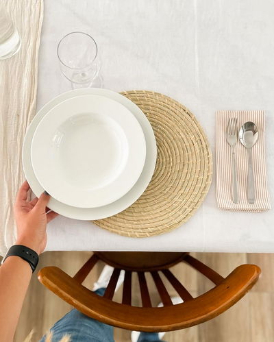 Plato de sitio (fibras naturales)