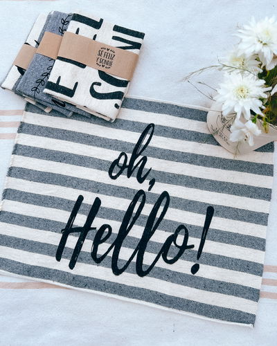 Paño de piso (oh hello - rayado)