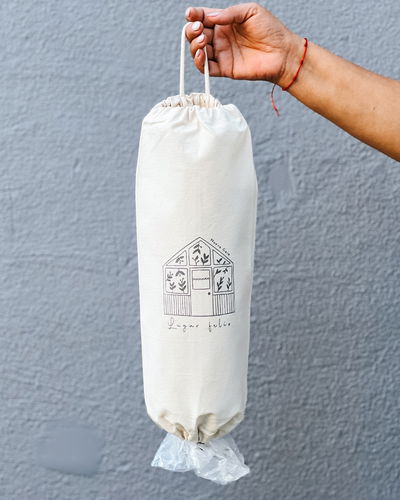 Guarda bolsas (casita feliz - natural)