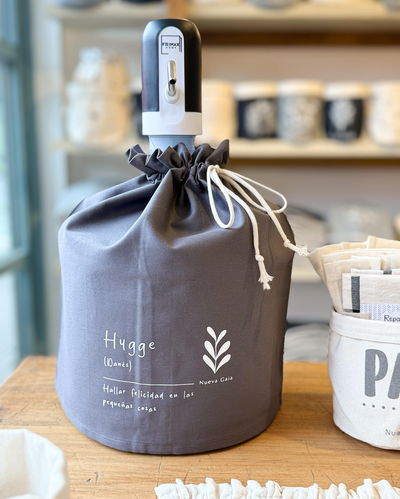 Funda para bidón 12 lts - bomba usb (hygge - gris)