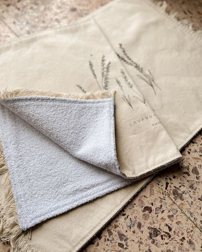 Alfombra reversible (lavandas)