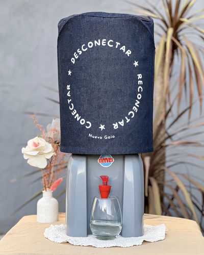 Funda para bidón 20 lts - Desconectar, reconectar, conectar - Azul