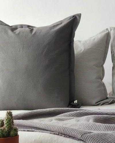 Set X2 Almohadones - 50X50 - Gris Topo