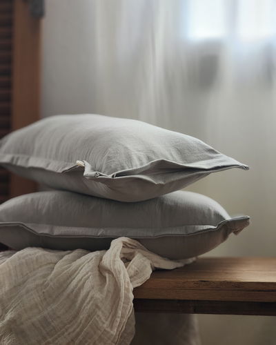 Set X2 Almohadones - 30X50 - Gris Perla