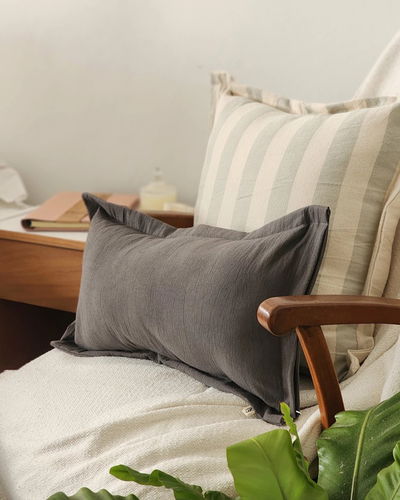 Set X2 Almohadones - 30X50 - Gris Topo