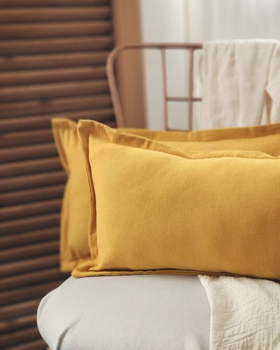 Set X2 Almohadones - 30X50 - Mostaza