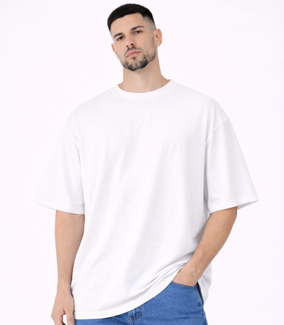 Remera Oversize Blanco Premium