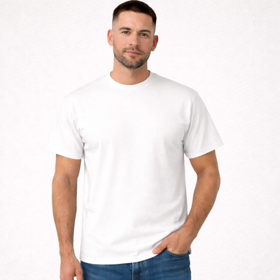 Remera Blanco Regular/Clásico Premium 24.1