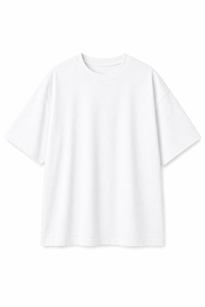 Remera Oversize Blanco Premium