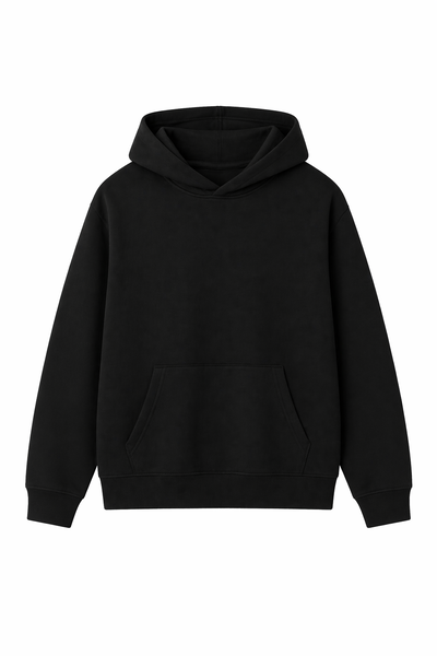 Buzo Canguro Frisa Inv. Negro