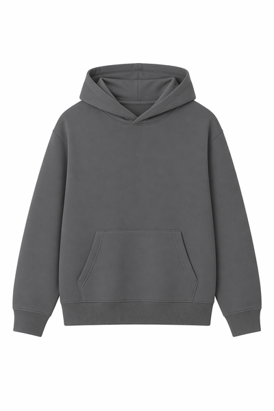 Buzo Canguro Frisa Inv. Gris Topo