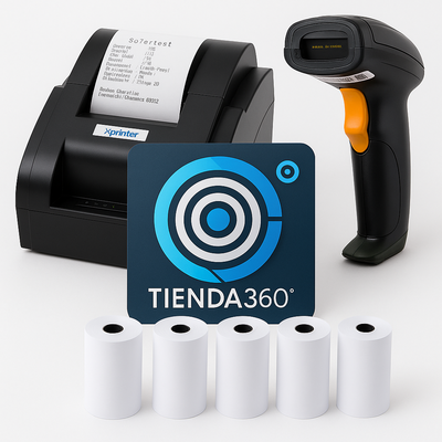 Kit POS Intermedio (Software + Lector + Impresora)