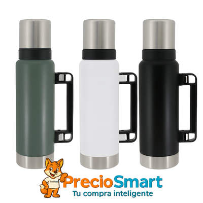 Termo doble capa y pico cebador 1,4lts