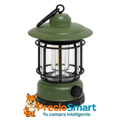 Lámpara de Camping LED Retro