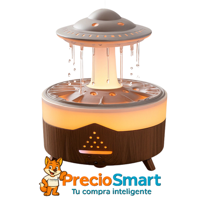 Humidificador OVNI Led con efecto niebla