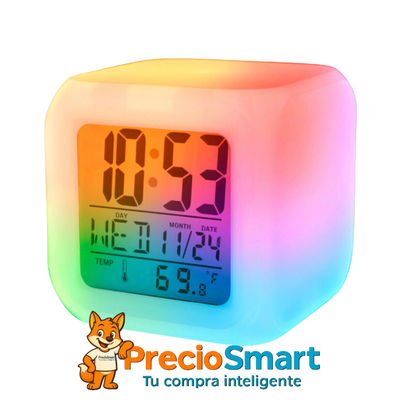 Reloj despertador RGB