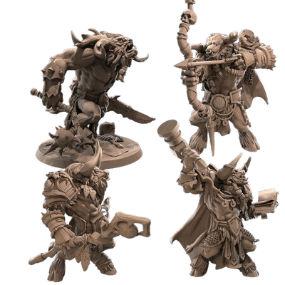 BTB - Minotauros - Set 4x