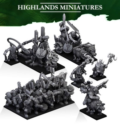 Highlands Miniatures - Caja de Ejército - Orcos