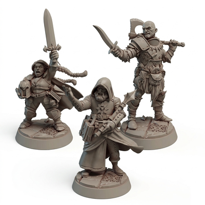 Pack de Miniaturas 3x | Titanes de Aventura | Set 7