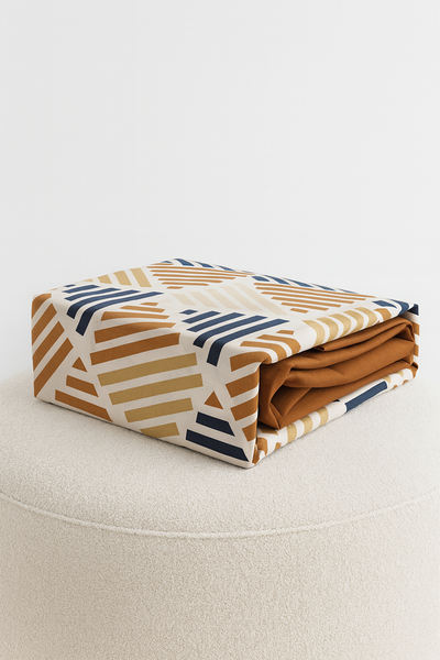 SABANA LOUISIANA 1 1/2 150 HILOS ESTAMPADA