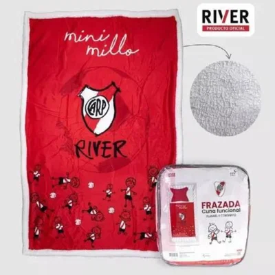 FRAZADA CUNA FUNCIONAL RIVER