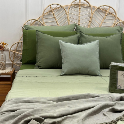 SABANAS LOUISIANA LISA QUEEN (200 HILOS) 100% ALGODON