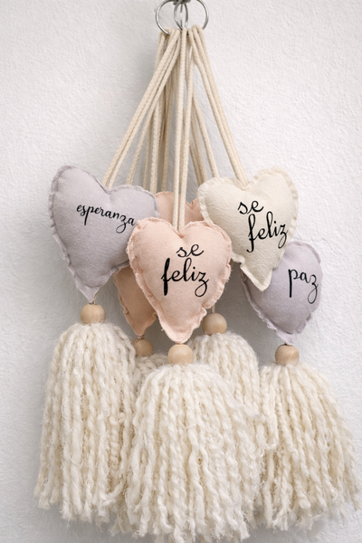 SUJETADOR DE CORTINAS ARTESANAL DE LANA