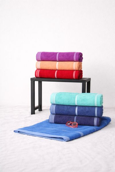 TOALLÓN ARCO IRIS NAUTICAL BAÑO 500GRS