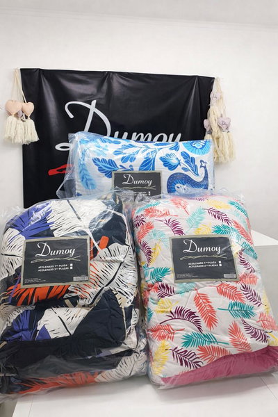 ACOLCHADO OFERTA DUMOY C/BOLSA MANIJA 1 1/2 - LISO