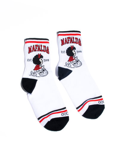 Medias 3/4 Mafalda Bicicleta