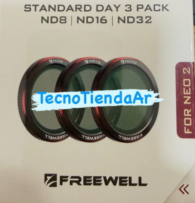 Filtro magnetico ND 3 pack (ND8, ND16, ND32) FREEWELL para Neo 2