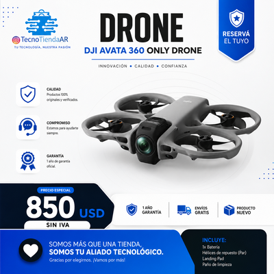 AVATA 360 - DRONE ONLY - USD 850 EFVO/TRANSF
