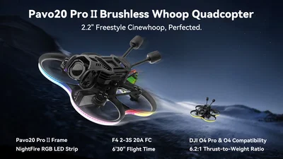 Pavo20 Pro II (3S) Brushless Whoop Quadcopter - O4 Pro Version