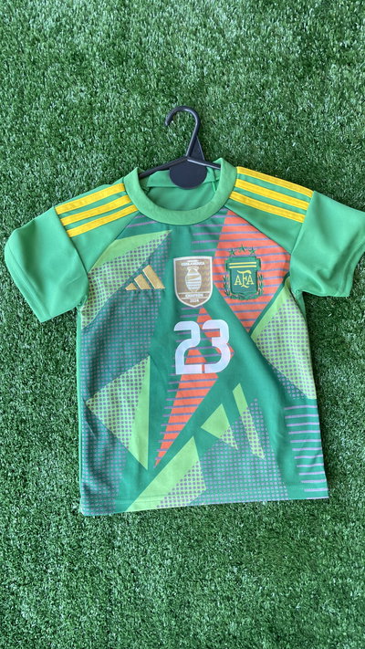 CAMISETA VERDE DE AFA “DIBU” NIÑO