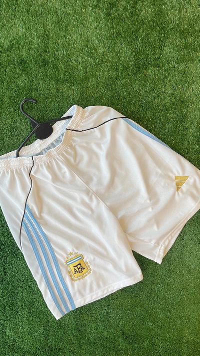 SHORT AFA BLANCO BORDADO