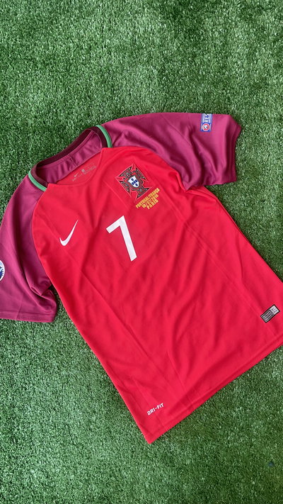 CAMISETA PORTUGAL RETRO FINAL EUROCOPA 2016